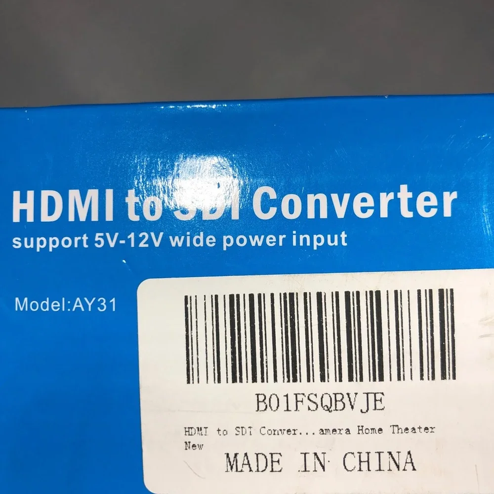 HDMI to SDI Converter AY31 3G-SDI HD-SDI Support 5V-12V Wide Power Input New